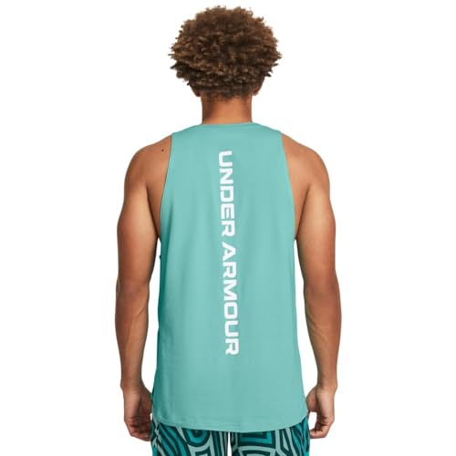 Under Armour Mens Baseline Cotton Tank Sleeveless - Image 2