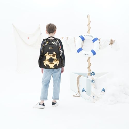 Image of Boys' School Backpack with Lunch Box and Pencil Case - Ideal for Teens and Middle School Students