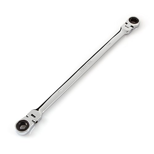 TEKTON 9 x 11 mm Long Flex Ratcheting Box End Wrench | WRN77105