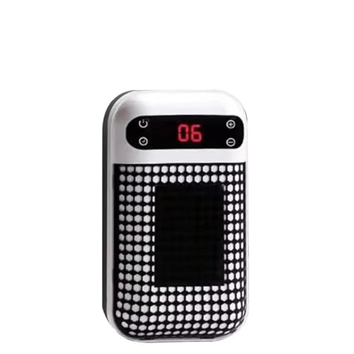 暖房 壁のアトレットヒーター-携帯電話の家庭用電気暖かい小さなバスルーム暖房ファンは、リモコン付きの家にあります 電気ヒーター(White)