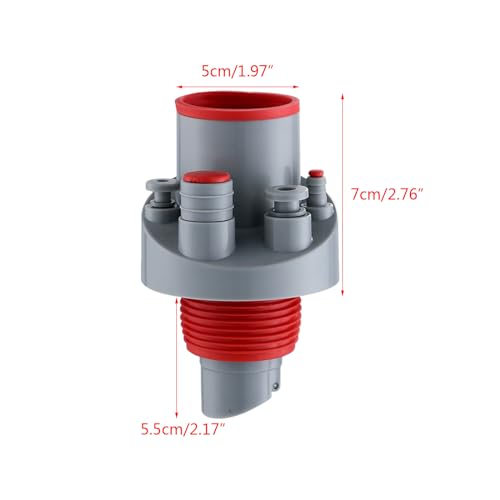 Conector Triple Antiolor para Desagüe de Cocina, Solución Integrada para Alcantarillado que Elimina Olores Desagradables miniatura 7