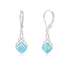 G-Larimar Leverback Earrings