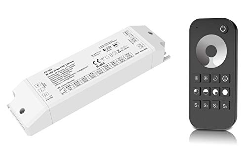 LEDUX 36W Konstantstrom Funk-Netzteil mit Fernbedienung, Universal Einstellbar 350mA bis 1200mA Multi-Current, 2.4G RF Dimmbar, CC LED Driver Cover