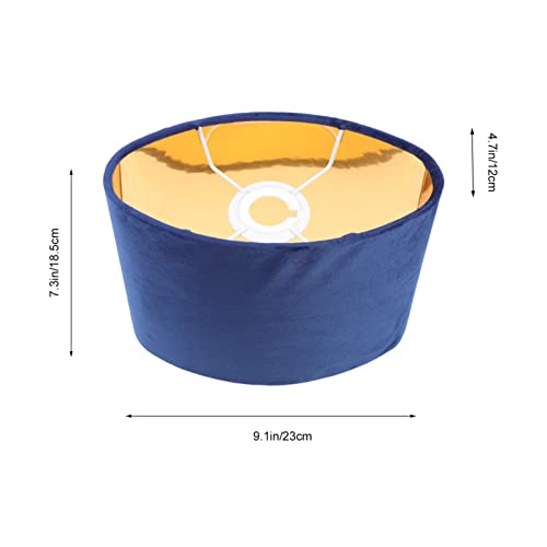 OSALADI Petit Abat- Jour Lustre Abat- Jour Ovale Mur Applique L' ombre de Plancher De Chevet Table Abat- Jour Lumière Couvre Rustique De Mariage Décoration de La Maison Bleu - Image 7