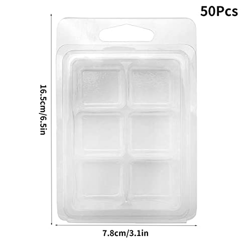 Moules à cire réutilisables WANGCL en plastique transparent pour bougies parfaites - 3