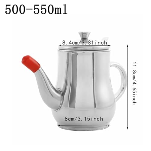 Recipiente de acero inoxidable EnxJire para aceite y vino de alta resistencia 3
