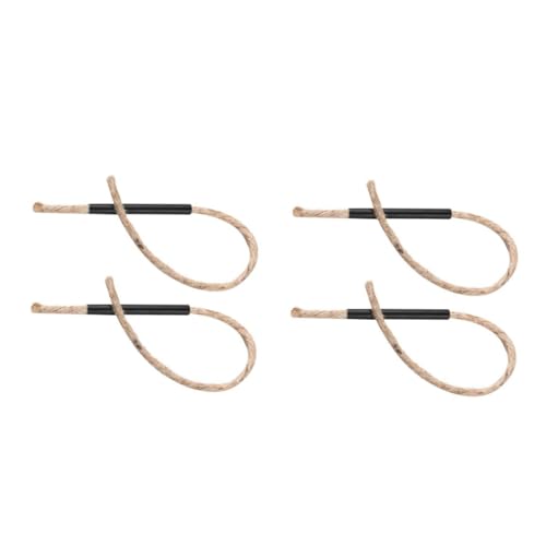 Kisangel 4pcs Fire Starting Kit Portable Rope Wick for Outdoor Survival for Camping Hiking Fishing Emergency Situations Easy to Wind Resistant