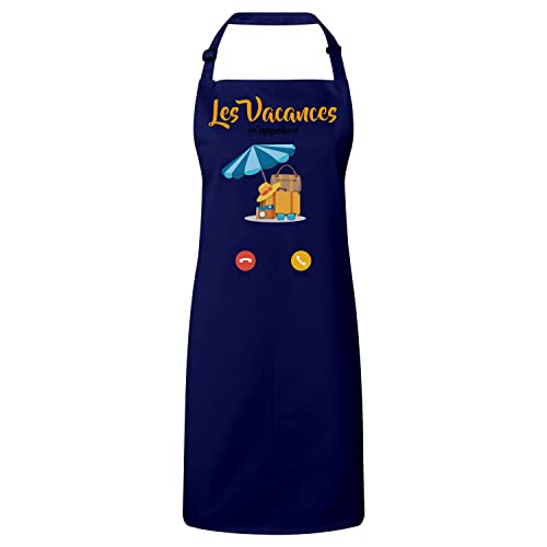 Tablier de cuisine Premium motif Les Vacances M'Appellent Plage