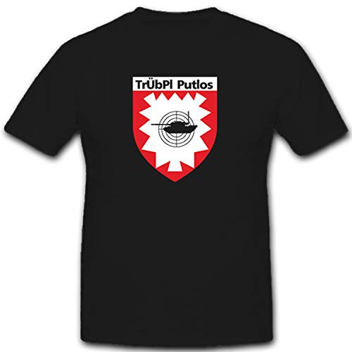 T-Shirt TrÜbPl Putlos Manöver Gelände Noir Motif Militaire Allemand