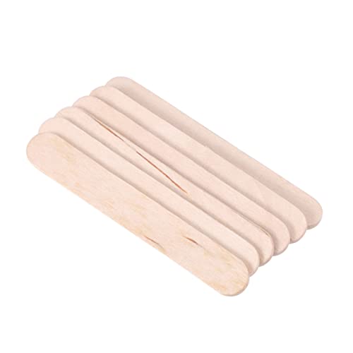 Holibanna 50 Piezas Materiales de construcción de tablas de madera Artesanía para palitos de helado gigantes suministros de manualidades para palos de construcción