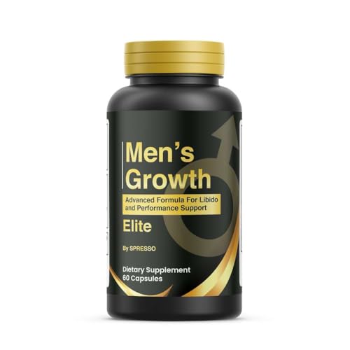 (1 Pack) Mens Growth Capsules, Official MensGrowth Supplement with Premium Ingredients for Maximum Strength & Overall Wellness, All Natural Advanced Formula Support Pills for Reviews (60 Capsules)