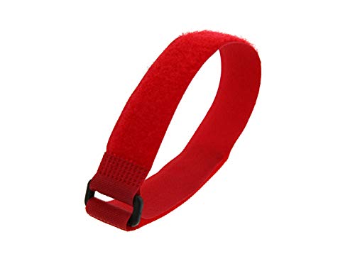 12 Inch Red Cinch Strap - 5 Pack
