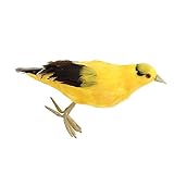 Decoración de pájaros de escritorio: la mano de obra exquisita y la apariencia elegante crean una sensación vívida para su hogar, pájaro decorativo de jardín