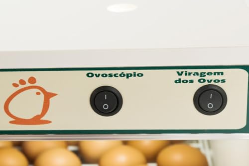 Chocadeira De Ovo Chocmais 72 Ovos Com Ovoscopio 220V Branco