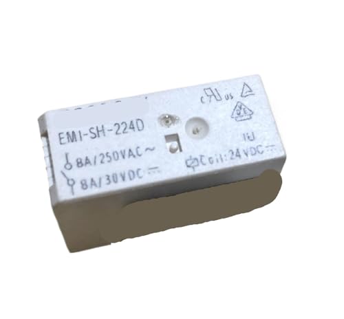 Relé de 8 pines SH-224D con doble contacto de 8A para evitar sobrecargas