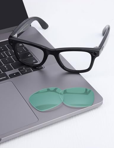 Image of Mryok Replacement Lenses Compatible with Ray-Ban Meta Wayfarer RW4006 50mm / Gen 2 RW4012 50mm Smart Glasses, HD Polarized