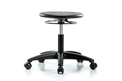 Image of Perch Polyurethane Industrial Stool | Desk Height 16-21 inch