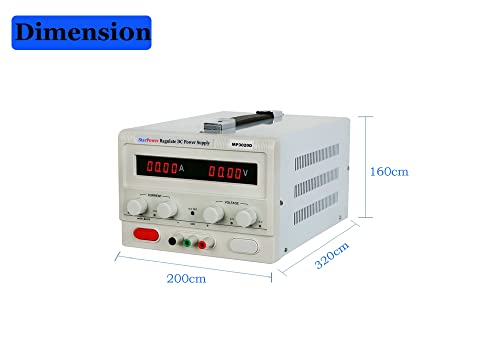 Image of Precision 0-30V,0-30A Adjustable Switch Power Supply Digital Regulated Lab Grade (Input 110V)