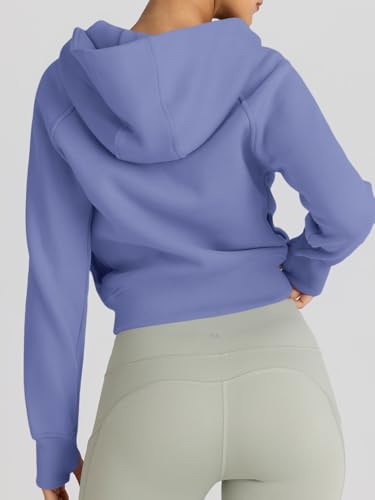 Image of Trendy Queen Womens Zip Up Hoodies Cropped Jackets Fall Clothes 2026