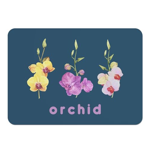 Sets de table bleu orchidée en liège grand format 4 pièces - 2