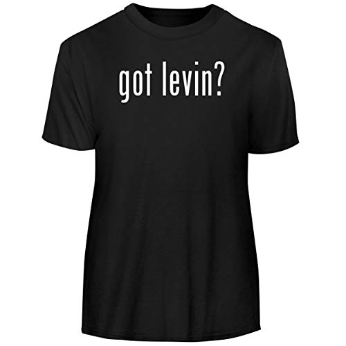 One Legging it Around got Levin? - Men's Funny Soft Adult Tee T-Shirt, Black, XX-Large