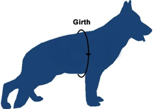 Medium Blue Professional Service Dog Harness Girth - 27" - 32"