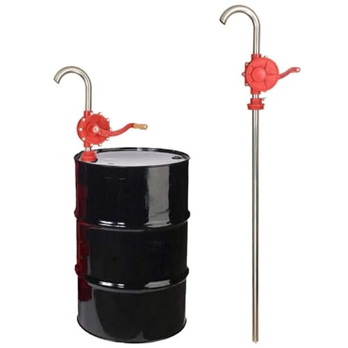 Pompe à manivelle pour des transferts efficaces de carburant et d'huile dans des fûts de 55 gallons