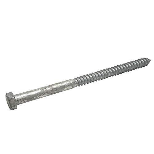 Decorex Hardware DHLS128-10 1/2 Inch X 8 Inch Lag Bolt Screws thumb #6