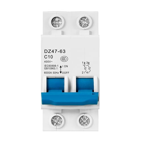 Disjoncteur DZ47 type C résout les surcharges sur circuit AC 230V 400V
