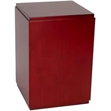 Valley View Medium Wood Urn - Birch/Cherry Finish, Wooden Urn for Ashes, Medium Sized Cremation Urn