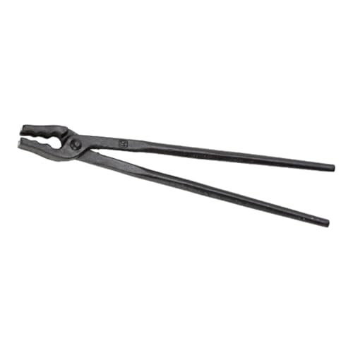 GANASCE DENTATE: Pezzi caldi. PICARD Pinza da fabbro a bocca lupina, Nr. 49, 400 mm  Tenaglia professionale con ganasce dentate in acciaio C35  Presa extra forte per lavorazione del metallo