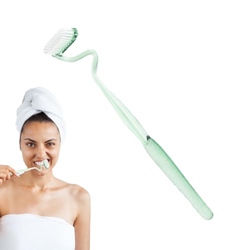 Cepillo de dientes vertical en forma de S,Cepillo de dientes vertical - Cepillo interdental suave,Cepillo de dientes en forma de S, cepillo de revestimiento de lengua de cerdas para limpiar y