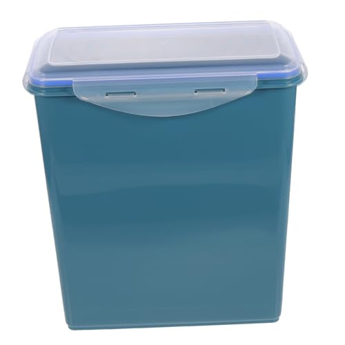 Yardwe 1Pc Large Capacity Pet Food Storage Bin Airtight Dog Food Container with Cover Moisture Grain Holder for Dog and Cat Food for Home and Kitchen Use