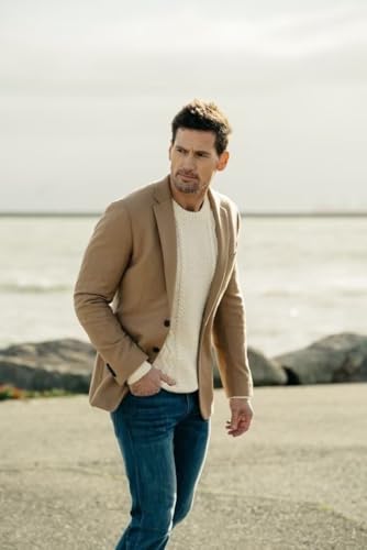 SHUZHXLZANGY Mens Blazers and Sport Coats Slim Fit Jackets for Men Casual Blazer Suit Formal Business4