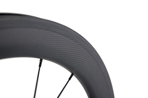 Superteam Carbon Fiber Clincher Road Bike Wheelset 700C25 Matt Finish 1 Pair #TOP5