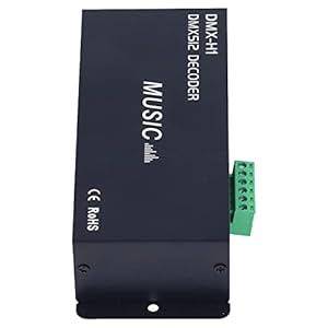 3-kanaals DMX-decoder, PCB-materiaal LED-decodercontroller Praktisch Duurzaam 3-kanaals verstelbaar ontwerp voor hotels voor bars voor sobere bar(8A per enkele reis)