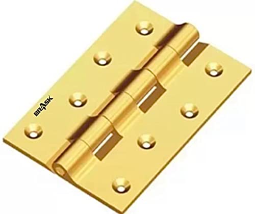 BRASK Brass Railway Hinges 4" x 1 x 1/8 Golden (Pack of 6) (B09R7QBY29) Amazon Price History, Amazon Price Tracker
