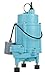 Little Giant 16G-F151-20, 115V, 2958 GPH, 1 HP Automatic Grinder Pump for Sewage and Effluent Systems with Piggyback Tethered Float Switch, Blue, 509810