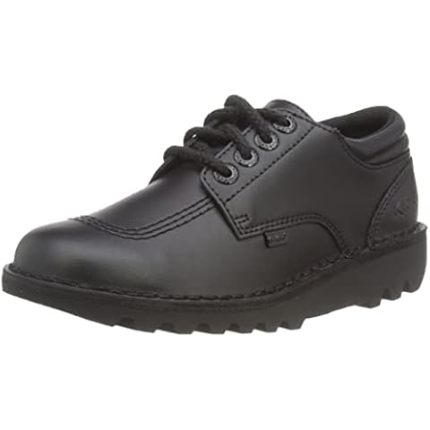 Kickers Boy's Kick Lo Leather School Shoes Cover