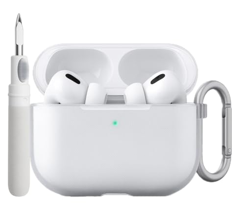Image of Ultra-Hybrid German Bayer Clear TPU Case Cover for Apple Airpods Pro 3 (2025), Transparent, Anti-Yellowing (German Bayer Clear)