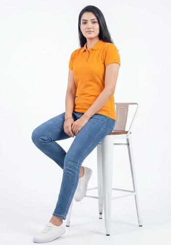 Image of Wear Your Opinion Womens Polo Collar Neck T-Shirt Top (Design: Solid)
