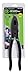 Greenlee 0151-09CD Side Cut Pliers With Crimper, High Leverage, Dipped Grip, 9
