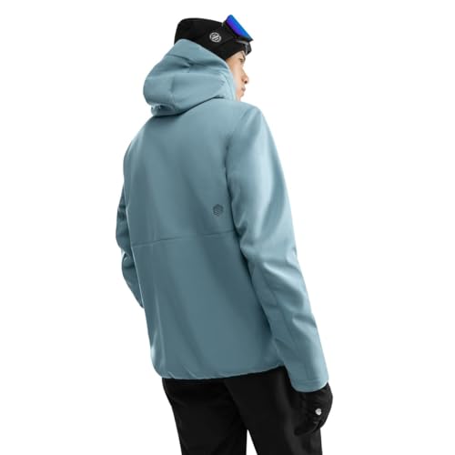SIROKO   Chaqueta Softshell de Nieve W2 Beluga   XL   Azul acero