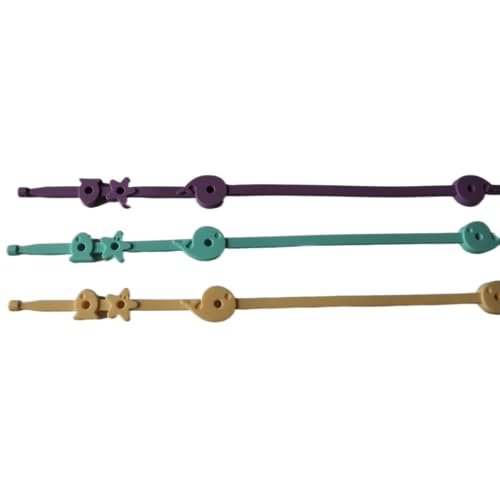 Image of Baby Tether Straps (3-Pack) - Silicone No-Throw Straps for Toys, Cups & Utensils - BPA-Free, Dishwasher Safe - Works with Suction Base or High Chair - Toddler Feeding Accessory