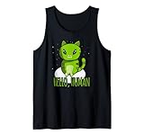 Photo Gallery kawaii cat, alien cats design, hello human, anime canotta Photo Gallery kawaii cat, alien cats design, hello human, anime canotta