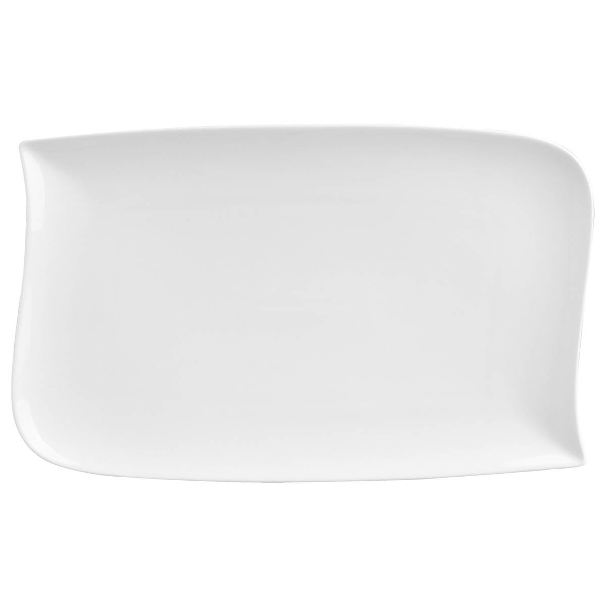 Secret de Gourmet - Lote de 6 platos llanos rectangulares Vague 33x20cm