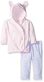 Rene Rofe Baby Girls' 2 Piece Hooded Cardigan Set with Legging