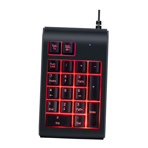 Clavier numérique USB filaire Vaguelly mini pavé noir mécanique