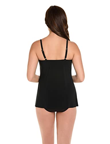 Miraclesuit 6516601-BLACK-18 Women'S Swimwear Basic Pant High Waist Slimming Brief Bathing Suit Bottom thumb #3