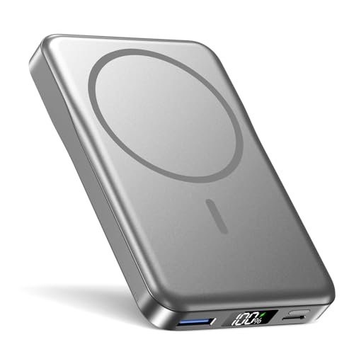 Image of Magnetic Portable Charger 10000mAh, Fast Charging MagSafe Battery Pack